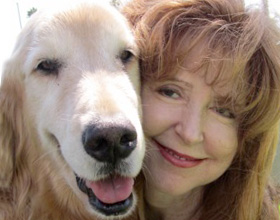 Guest Blogger Francie Lora and her dog, Obie